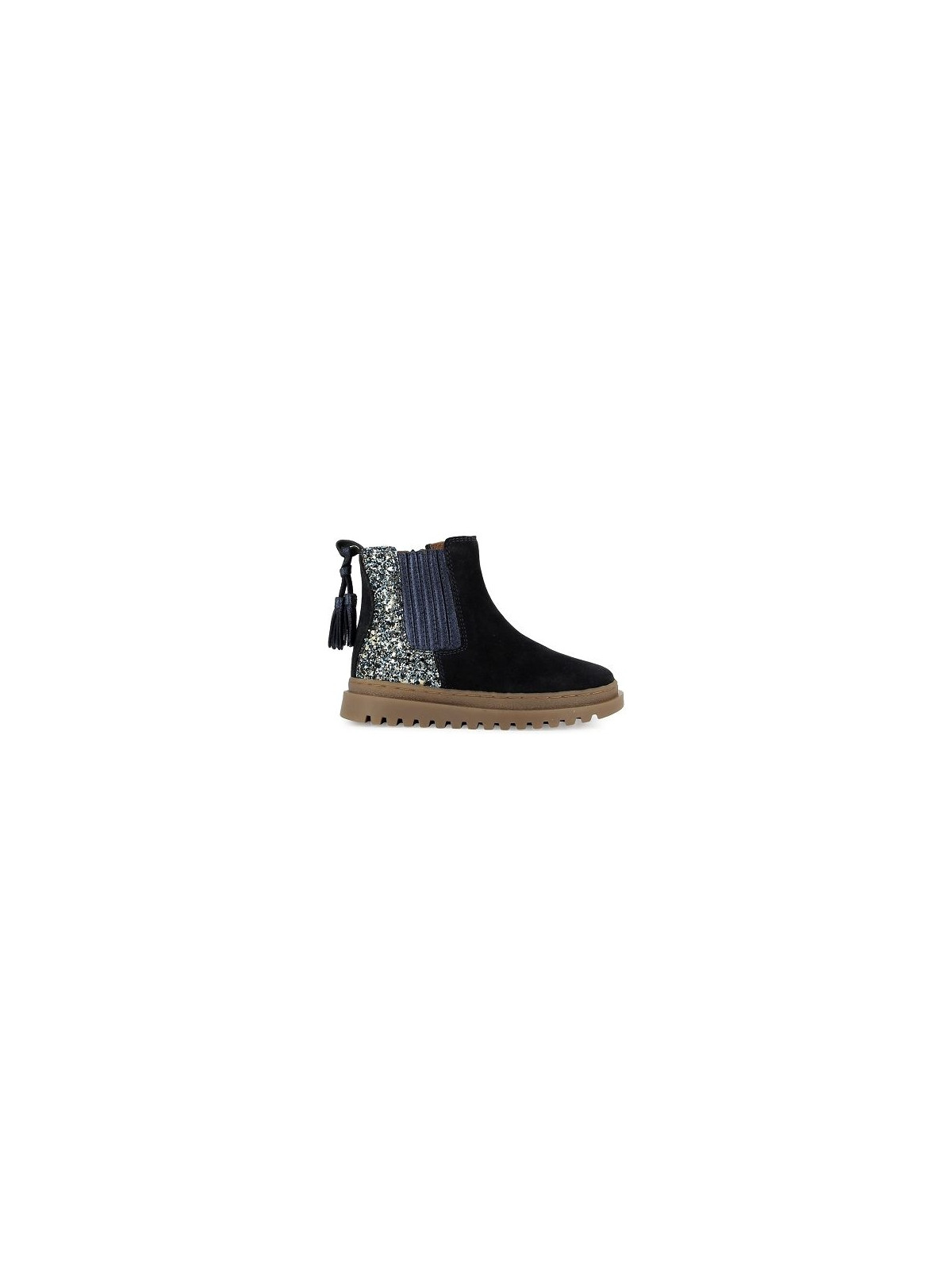 wonder boots velours-laminat navy--glitter
