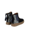 wonder boots velours-laminat navy--glitter