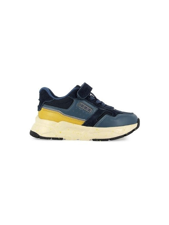 yard jogger nappa-velours blue sea-yellow