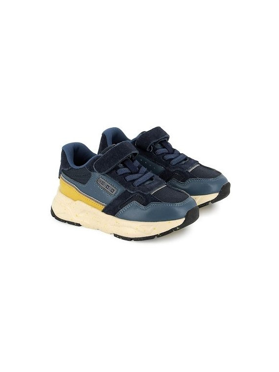 yard jogger nappa-velours blue sea-yellow
