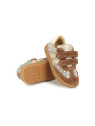 yuzu lo scratch velours-glitter brown-platine