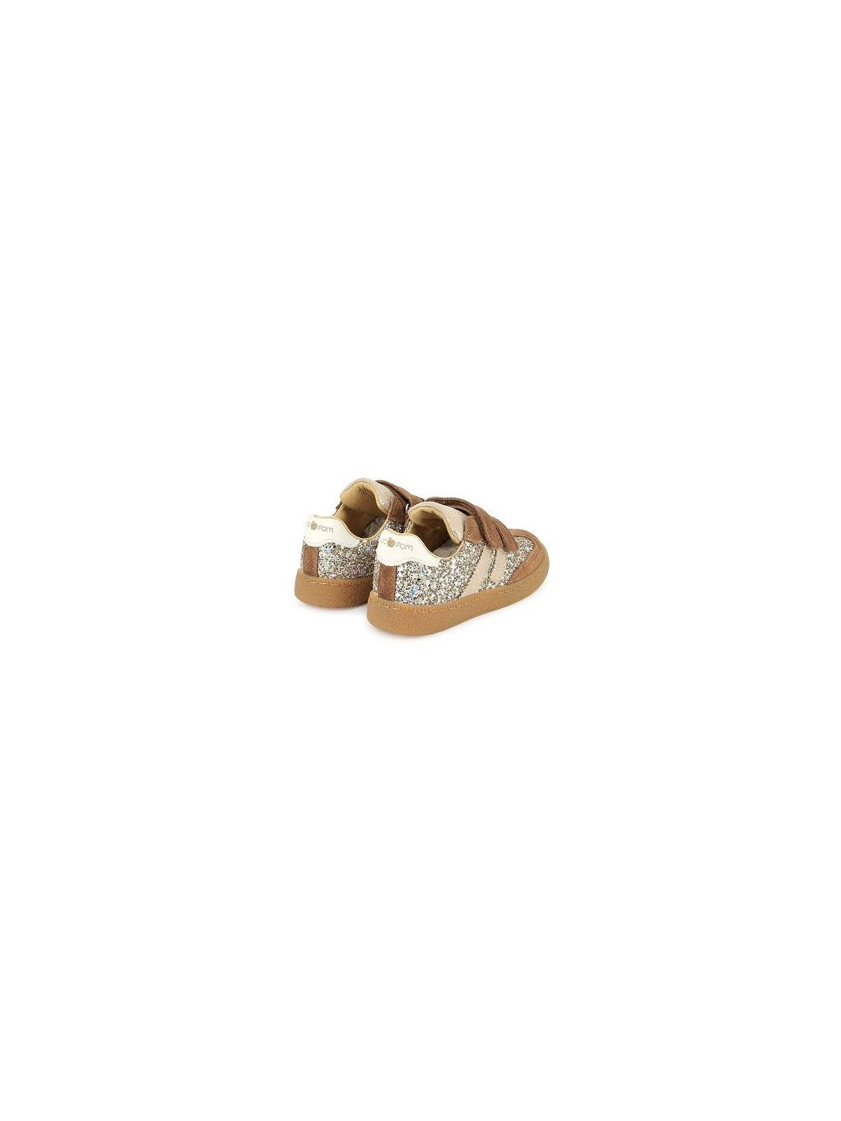 yuzu lo scratch velours-glitter brown-platine