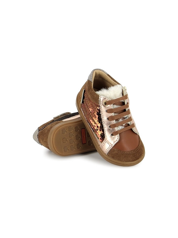 bouba connect laminato-velour camel-light copper