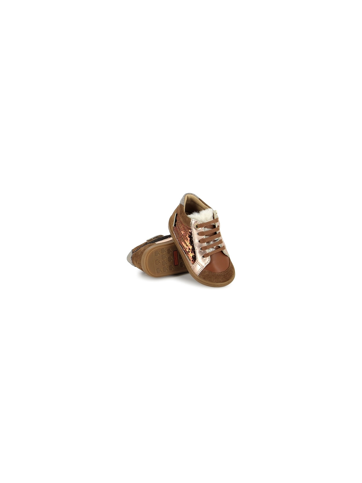 bouba connect laminato-velour camel-light copper