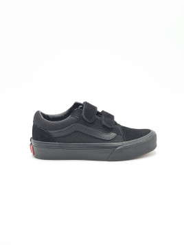 old skool v. nubuck/textile black/black