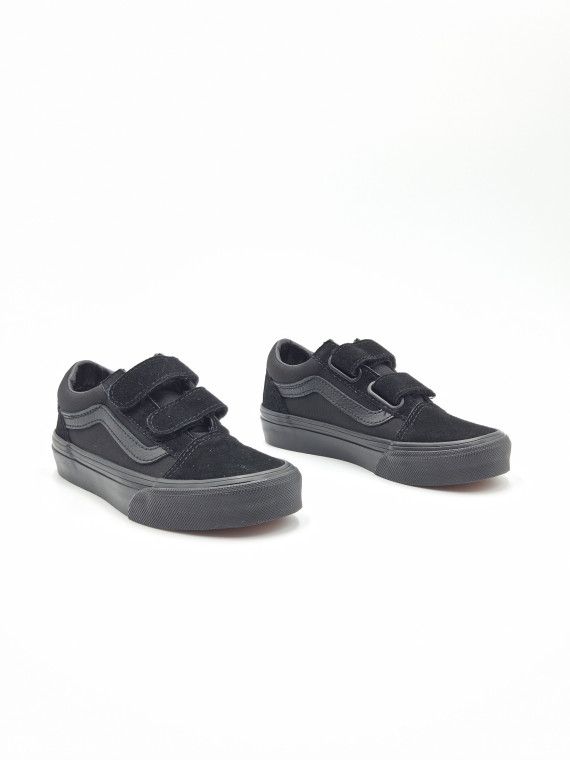 old skool v. nubuck/textile black/black
