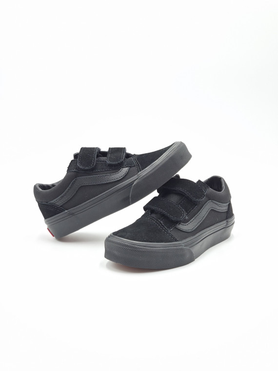 old skool v. nubuck/textile black/black