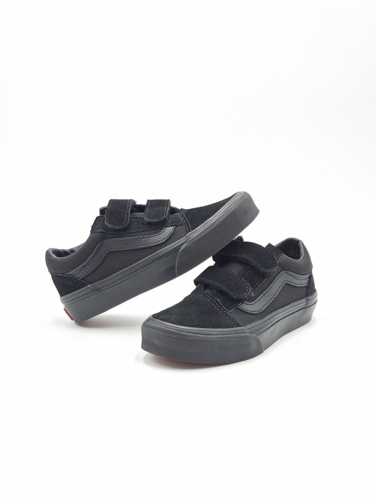 old skool v. nubuck/textile black/black