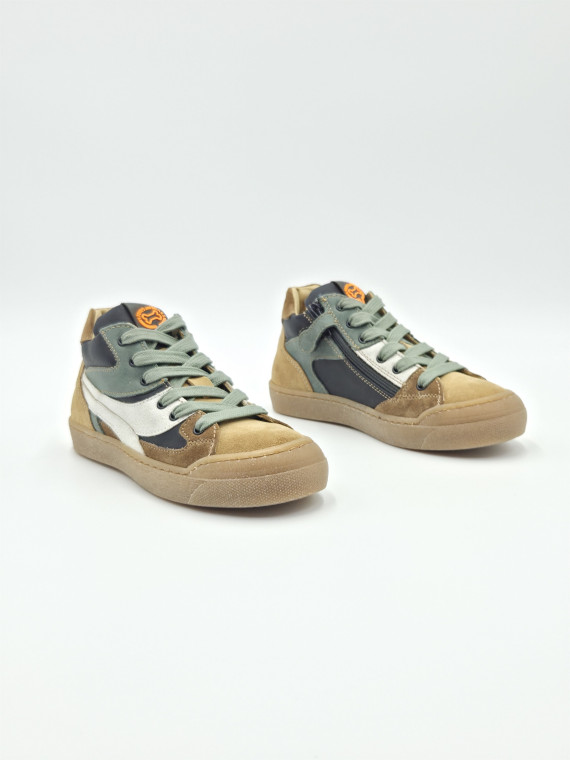 gobet cuir smoke/sable