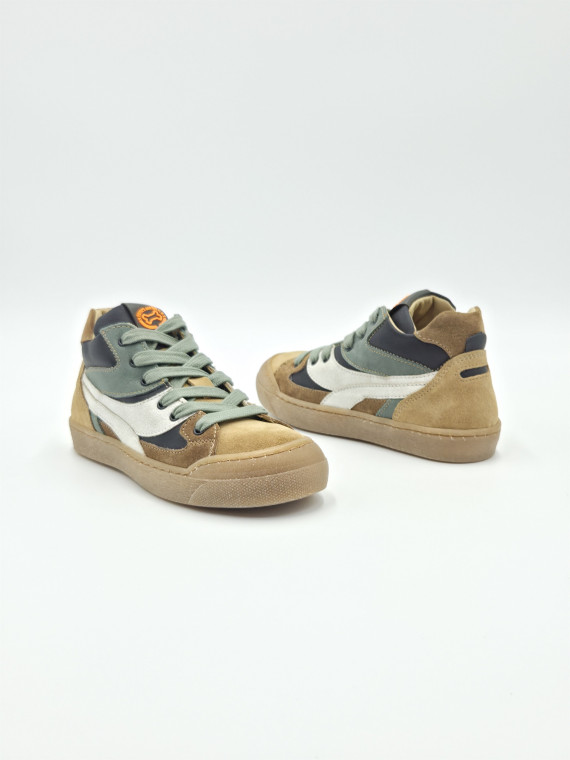 gobet cuir smoke/sable