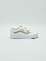 old skool v. glitter white/silver