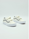 old skool v. glitter white/silver