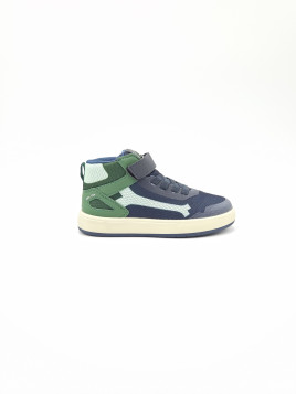 peder textile bleu/vert