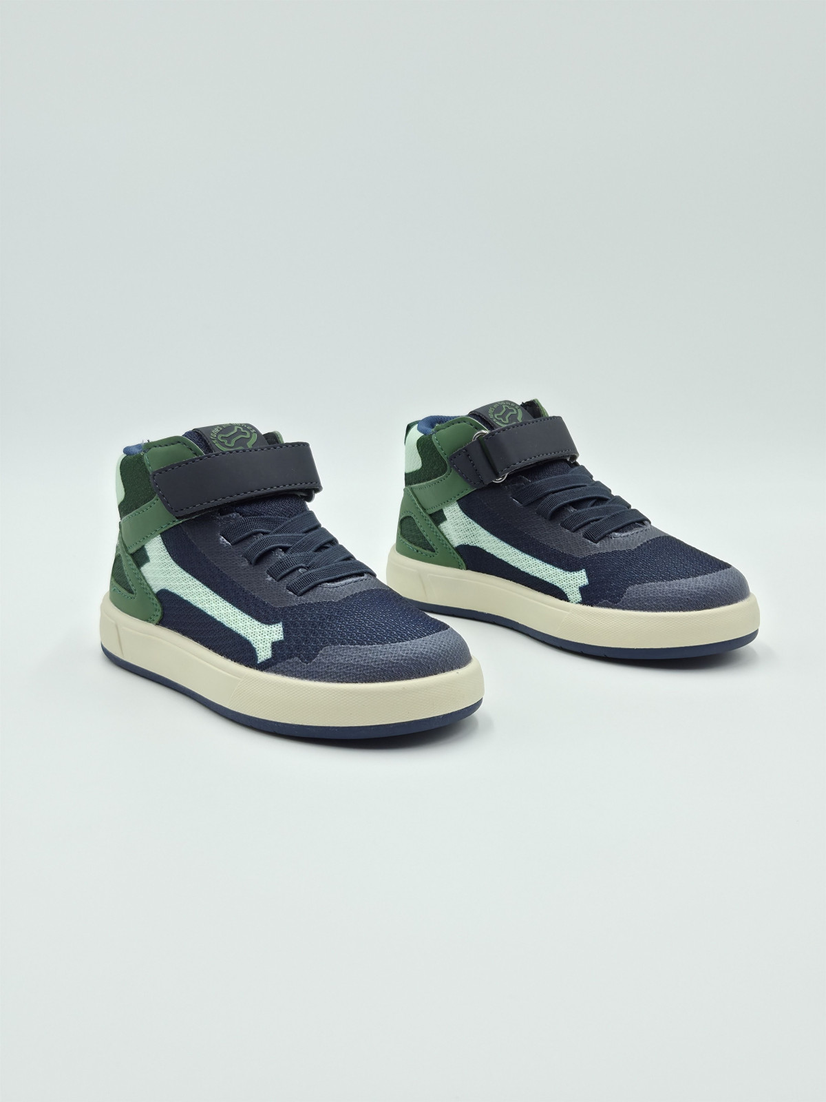 peder textile bleu/vert