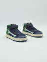 peder textile bleu/vert