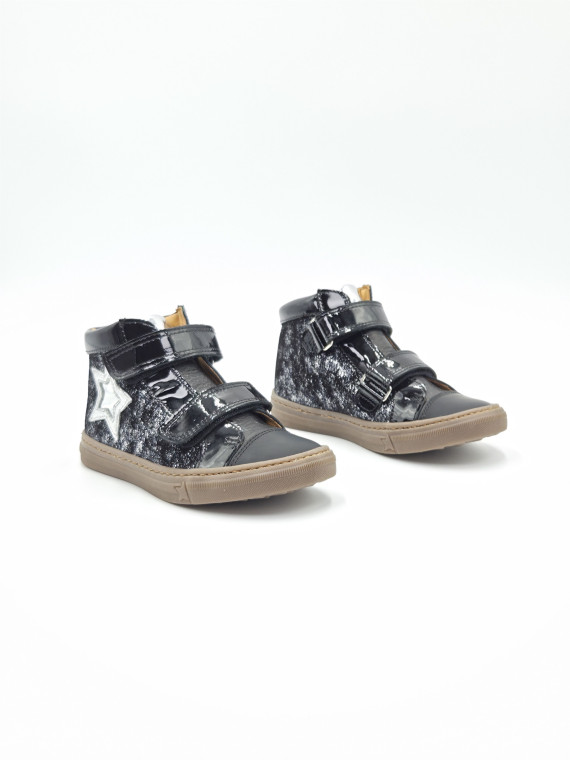 antonia scratch cuir cvn noir argent dpf/dolby