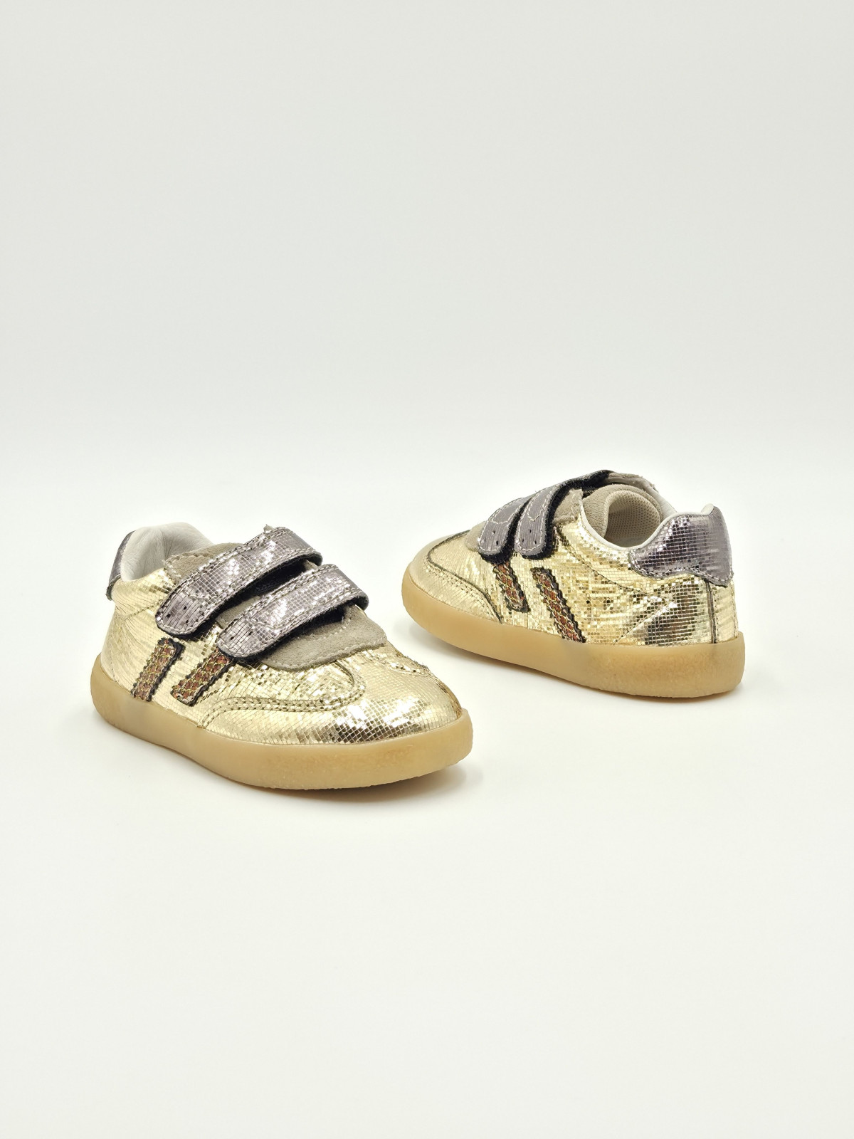 vimby vl. metallic cracked/suede or