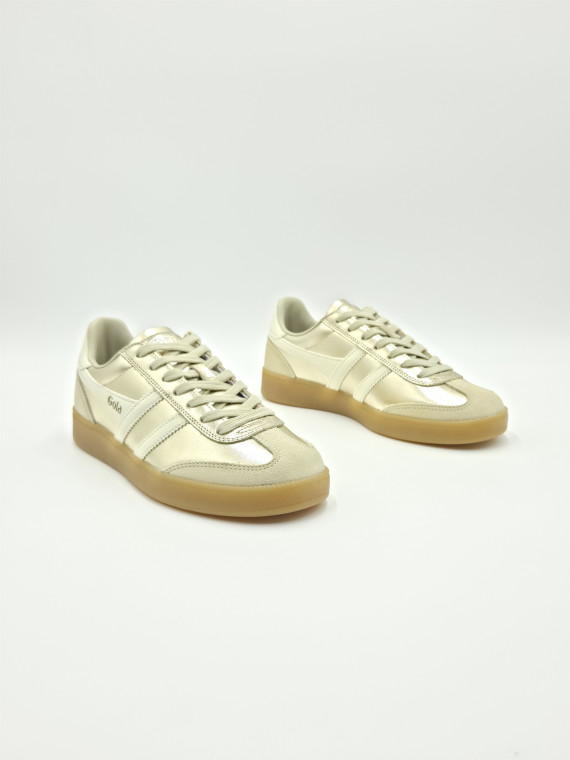viper metallic cuir gold/off white/gum