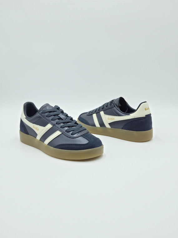 viper metallic cuir navy/off white/gum