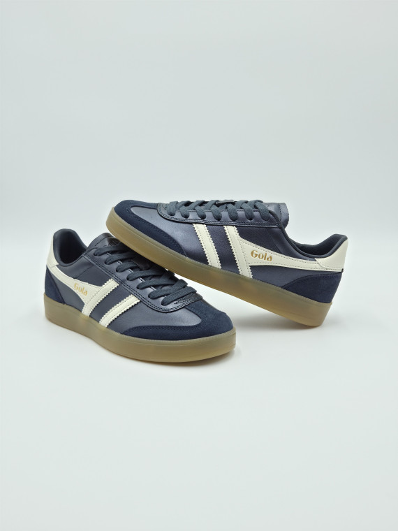 viper metallic cuir navy/off white/gum