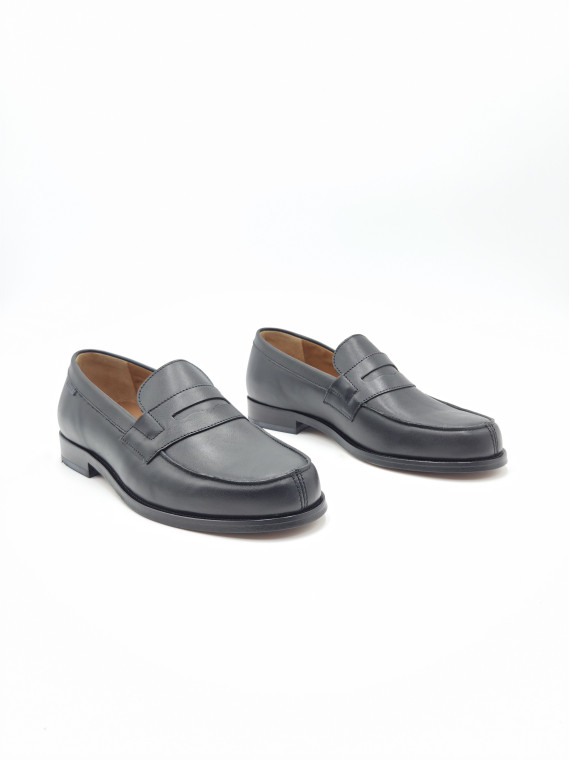 colbert cuir noir
