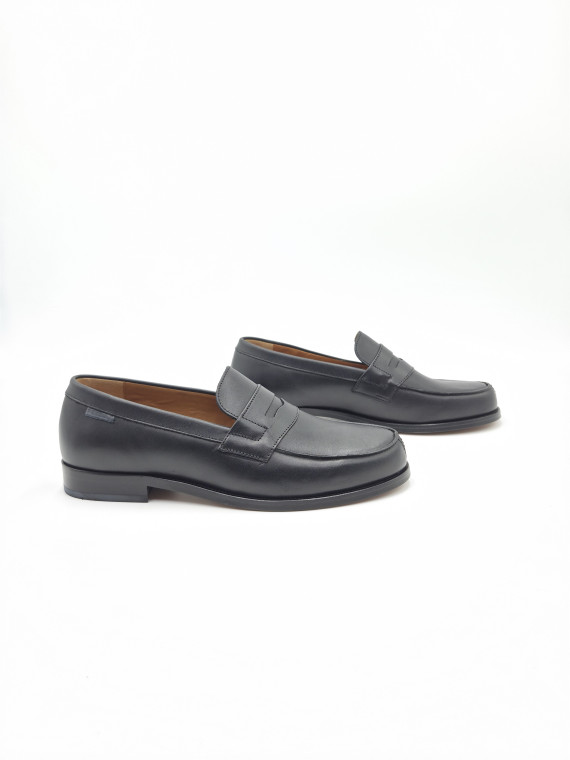 colbert cuir noir