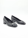 riviera cuir/vernis Noir
