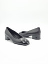 riviera cuir/vernis Noir