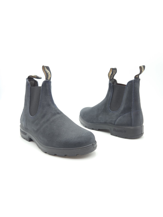 original chelsea boo waxed suede waxed suede navy