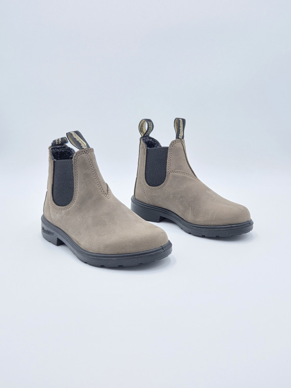 kids chelsea boots cuir clay