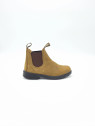 kids chelsea boots cuir saddle brown
