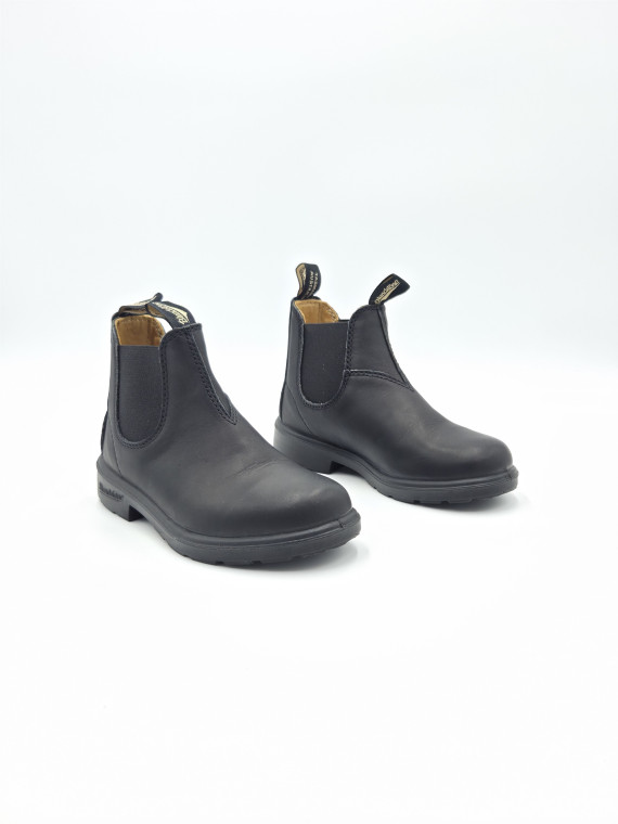 kids chelsea boots cuir black