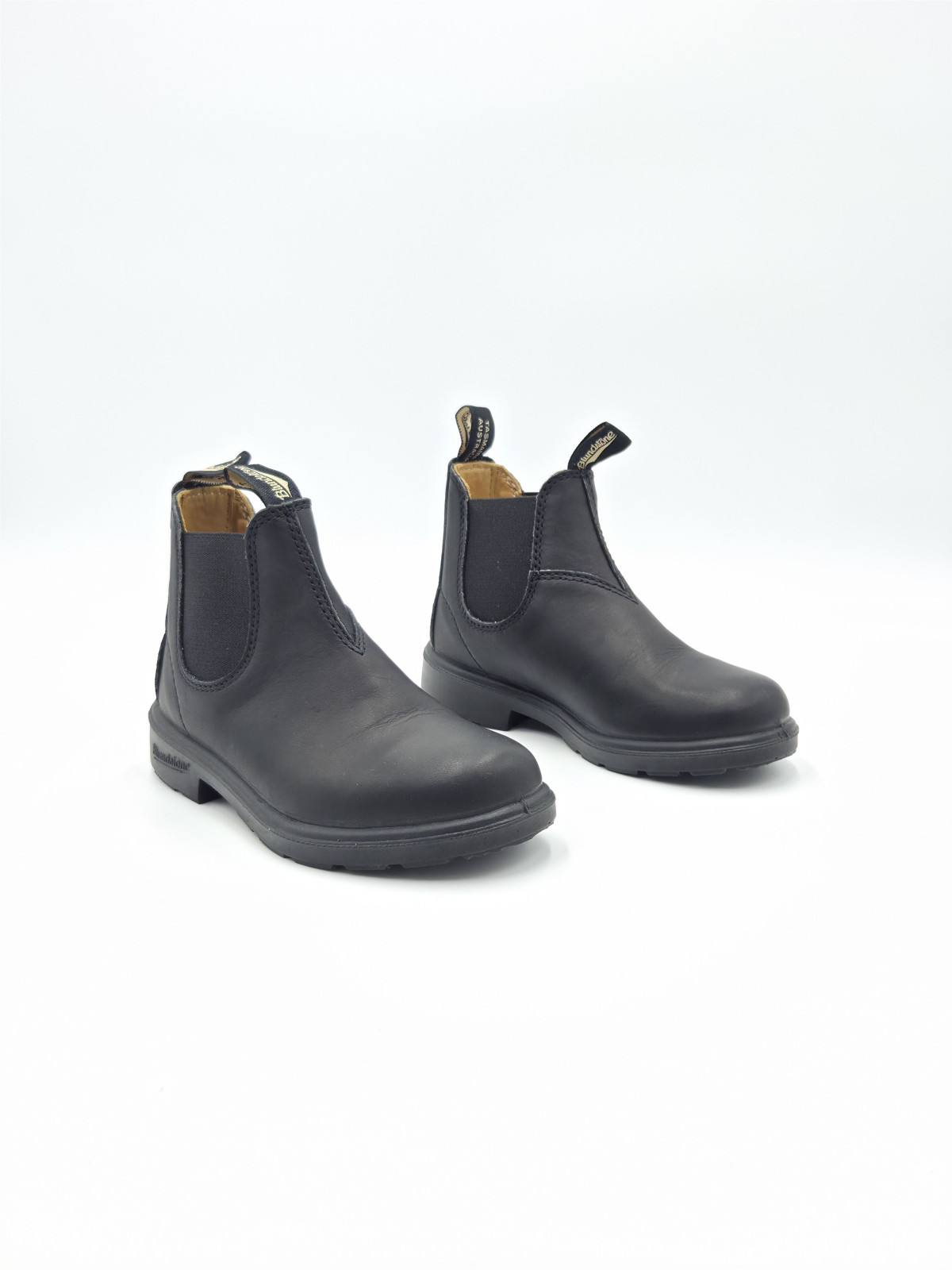 kids chelsea boots cuir black