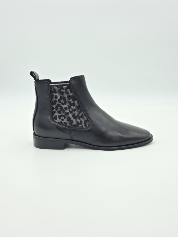 zellie fancy leo cuir noir